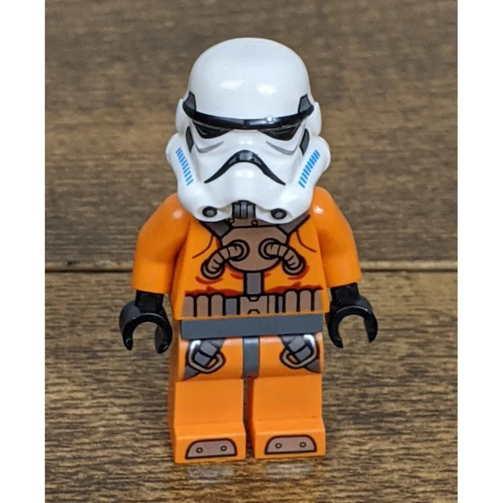LEGO Star Wars Minifigure Orange Pilot Suit with White Stormtrooper‎ Helmet